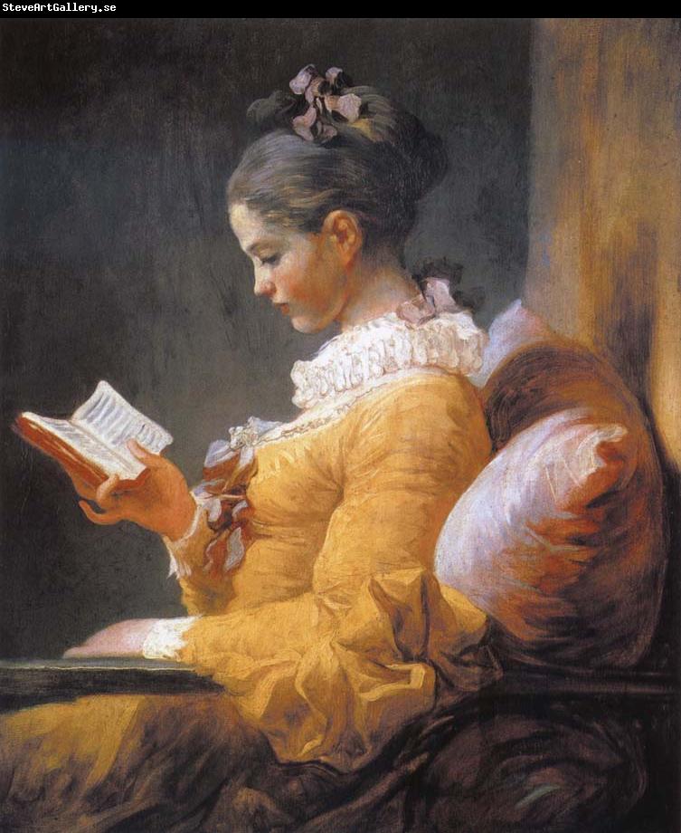 Jean Honore Fragonard A Young Girl Geading